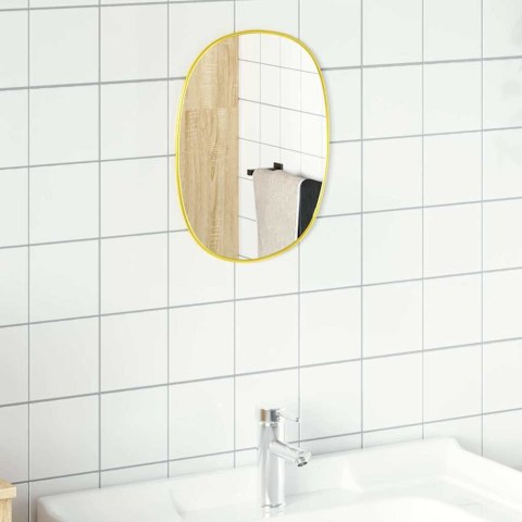 LUSTRO ŚCIENNE ZŁOTE 30X25CM