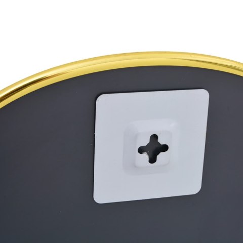 LUSTRO ŚCIENNE ZŁOTE 30X25CM