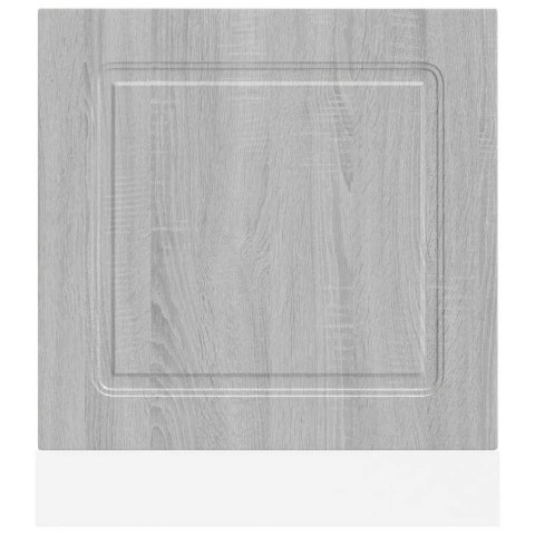 PANEL DO ZMYWARKI KALMAR SZARY DĄB SONOMA 60X1,5X67CM