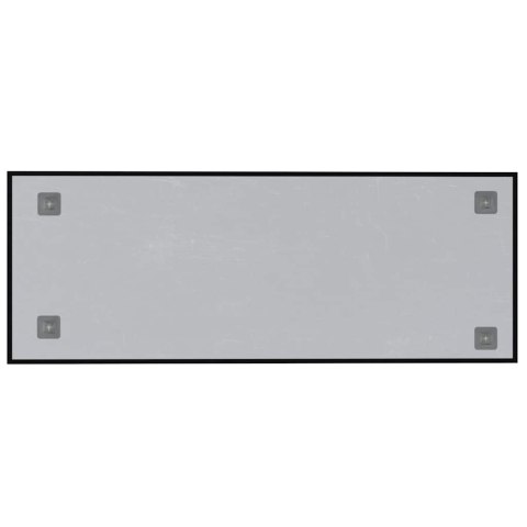 ŚCIENNA TABLICA MAGNETYCZNA CZARNA 80X30CM SZKŁO HARTOWANE