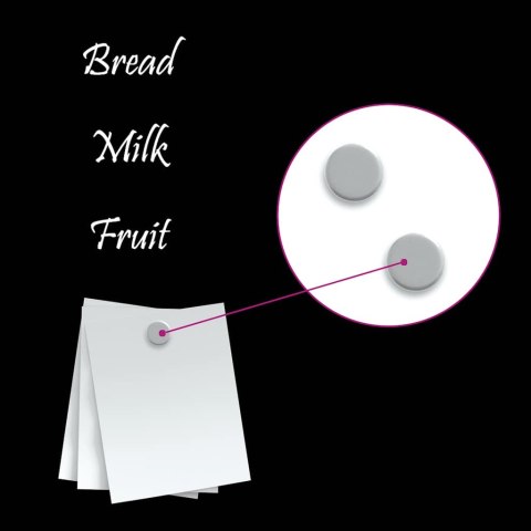 ŚCIENNA TABLICA MAGNETYCZNA CZARNA 80X30CM SZKŁO HARTOWANE