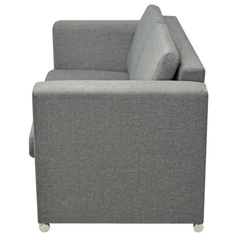 2 OSOBOWA SOFA TAPICEROWANA JASNOSZARA