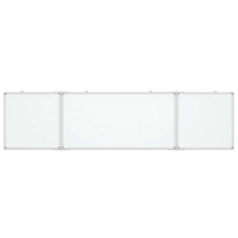 TABLICA MAGNETYCZNA SKŁADANA 160X40X1,7CM ALUMINIOWA