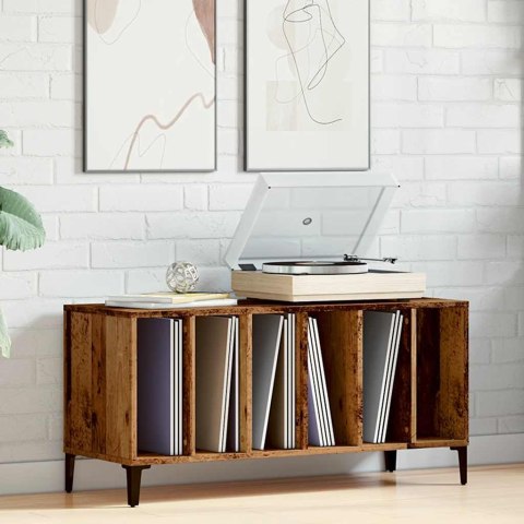 SZAFKA NA PŁYTY STARE DREWNO 100X38X48CM