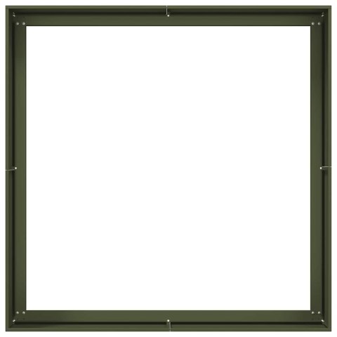 DONICZKA OLIWKOWO-ZIELONA 100X100X40CM STAL