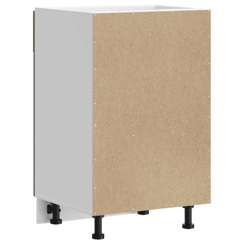 SZAFKA KUCHENNA DOLNA „LUCCA" DĄB WĘDZONY DREWNO KLEJONE