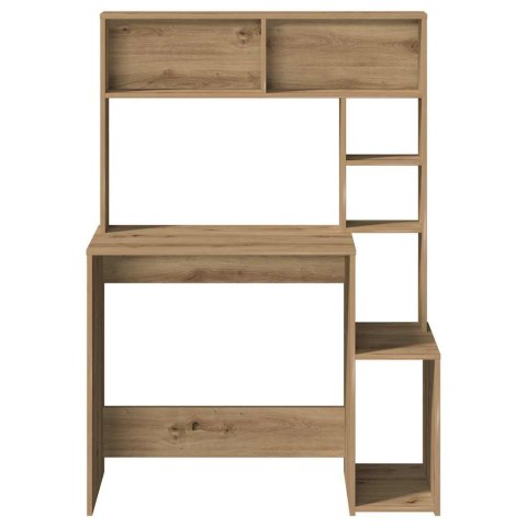 BIURKO Z PÓŁKAMI DĄB ARTISAN 100X45X140CM