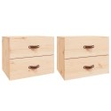 SZAFKI NOCNE WISZĄCE 2 SZT. 50X36X40CM
