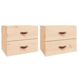 SZAFKI NOCNE WISZĄCE 2 SZT. 50X36X40CM