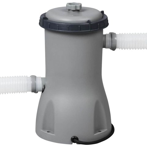 BESTWAY BASEN POWER STEEL Z ZESTAWEM PROSTOKĄTNY 488X244X122CM