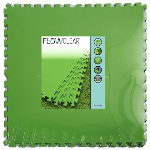 BESTWAY MATY OCHRONNE FLOWCLEAR 9 SZT. ZIELONE 5,47M²