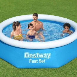 BESTWAY NADMUCWANY BASEN FAST SET OKRĄGŁY 244X 66CM 57265