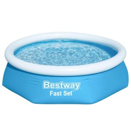 BESTWAY NADMUCWANY BASEN FAST SET OKRĄGŁY 244X 66CM 57265