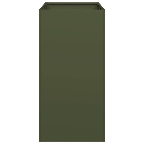 DONICZKA OLIWKOWO-ZIELONA 40X80X80CM STALOWA