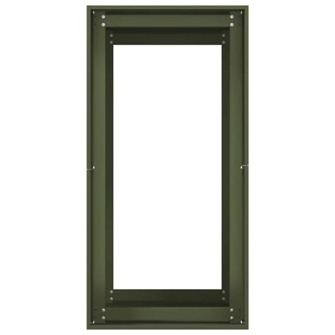 DONICZKA OLIWKOWO-ZIELONA 40X80X80CM STALOWA