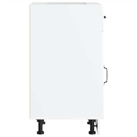 SZAFKA KUCHENNA DOLNA „LUCCA" Z BIAŁEGO DREWNA KLEJONEGO