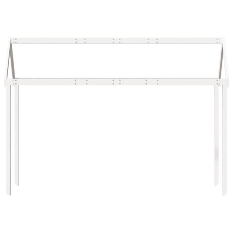 DASZEK DO ŁÓŻKA DZIECIĘCEGO BIAŁY 207X95,5X159CM SOSNOWY