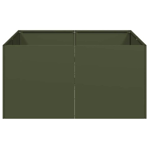 DONICZKA OLIWKOWO-ZIELONA 80X80X40CM STAL WALCOWANA NA ZIMNO