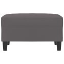PODNÓŻEK SZARY 70X55X41CM SZTUCZNA SKÓRA