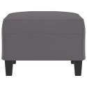 PODNÓŻEK SZARY 70X55X41CM SZTUCZNA SKÓRA