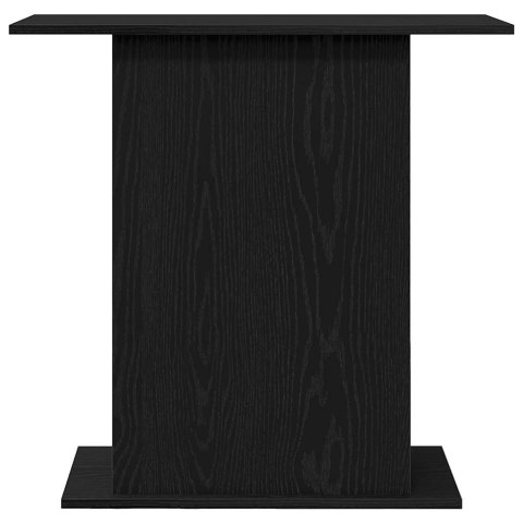 STOJAK NA AKWARIUM CZARNY DĄB 75X36X72,5CM DREWNO KLEJONE