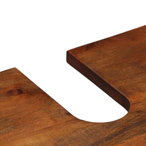 3-CZĘŚCIOWY ZESTAW MEBLI ŁAZIENKOWYCH Z LITEGO DREWNA MANGO