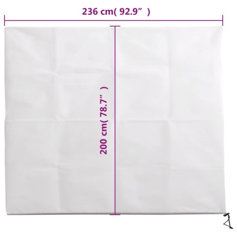 KAPTUR OCHRONNY NA ROŚLINY Z SUWAKIEM70 G/M² 2,36X2M