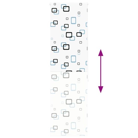 ROLETA PRYSZNICOWA 80X240CM SZEROKOŚĆ TKANINY 76CM