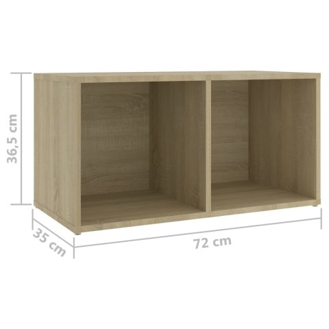 SZAFKI TV 4 SZT. DĄB SONOMA 72X35X36,5CM