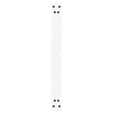 NOGI DO STOLIKA KAWOWEGO W KSZTAŁCIE LITERY U 2 SZT. BIAŁE 70X(30-31)CM STAL