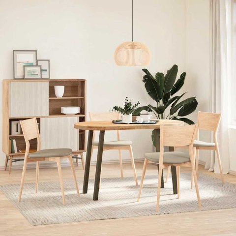 NOGI DO STOŁU KONSOLOWEGO 4 SZT. NATURALNA STAL 72CM STAL