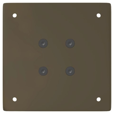 NOGI DO STOŁU KONSOLOWEGO 4 SZT. NATURALNA STAL 72CM STAL