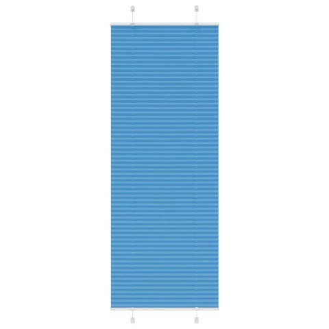 ROLETA PLISOWANA NIEBIESKA 75X200CM SZEROKOŚĆ TKANINY 74,4CM