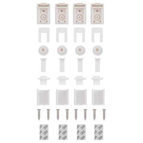 ROLETA PLISOWANA NIEBIESKA 75X200CM SZEROKOŚĆ TKANINY 74,4CM