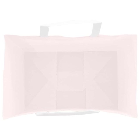 VidaXL Torby papierowe 250 szt. z uchwytami Różowe 26x17x25 cm