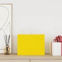 VidaXL Torby papierowe 250 szt. z uchwytami żółte 32x17x25 cm