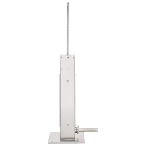 VidaXL Ręczna nadziewarka do kiełbasy, srebrna, 7 L, stal nierdzewna