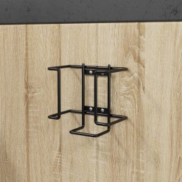 VidaXL Uchwyt na lizawkę, stalowy, czarny