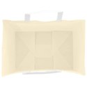 VidaXL Torby papierowe 250 szt. z uchwytami żółte 32x22x24 cm