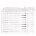 VidaXL Ściereczki 10 pcs Biały 15 x 21 cm Bawełna