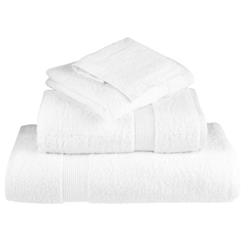 VidaXL Ściereczki 10 pcs Biały 15 x 21 cm Bawełna