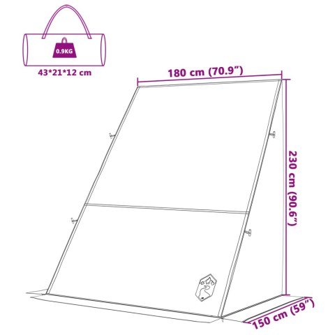 NAMIOT WODOODPORNY 190X150X230CM