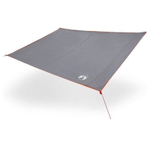 TARP ODPORNY NA WODĘ SZARY I POMARAŃCZOWY 350X 240CM