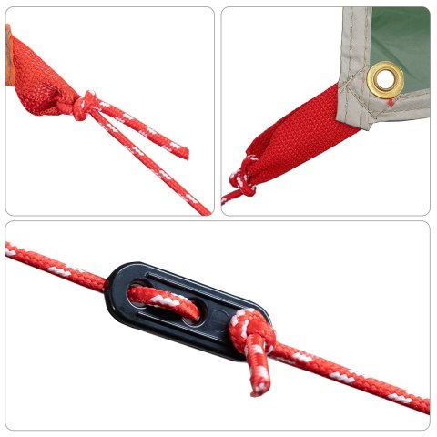 TARP ODPORNY NA WODĘ ZIELONY 460X 240CM