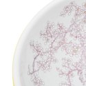 UMYWALKA NABLATOWA BIAŁO-ŻÓŁTA OKRĄGŁA Φ41X14CM CERAMICZNA
