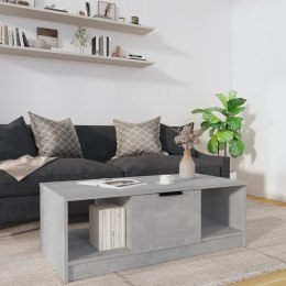 STOLIK KAWOWY SZAROŚĆ BETONU 102X50X36CM