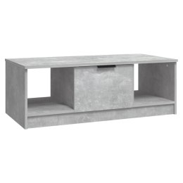 STOLIK KAWOWY SZAROŚĆ BETONU 102X50X36CM
