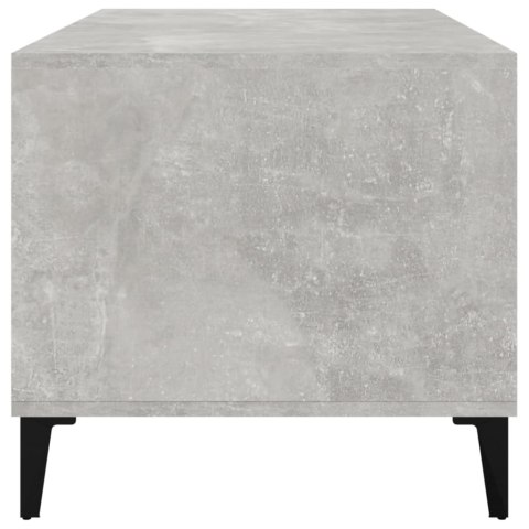 STOLIK KAWOWY SZAROŚĆ BETONU 90X49X45CM