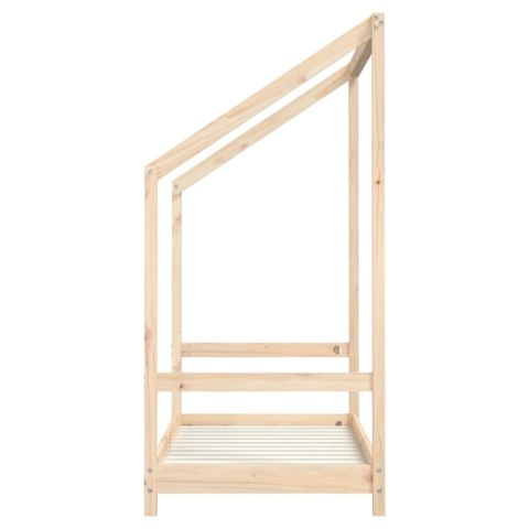 VidaXL Rama łóżka dziecięcego, 2x(70x140) cm, lite drewno sosnowe