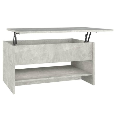 STOLIK KAWOWY SZAROŚĆ BETONU 80X50X40CM